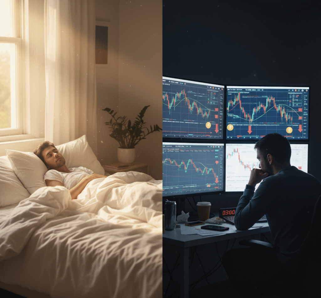 Boring investments vs crypto - peaceful sleep versus stressful trading screens